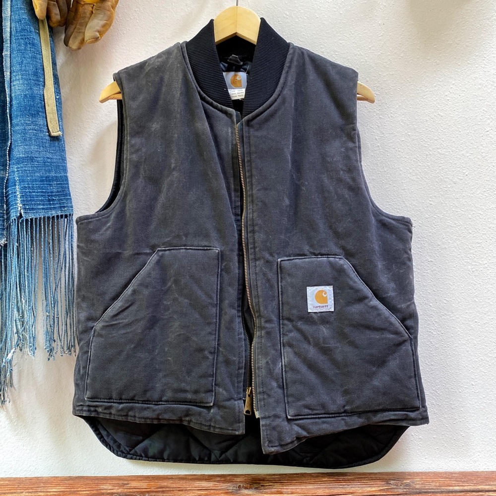 Vintage Carhartt quilted canvas vest